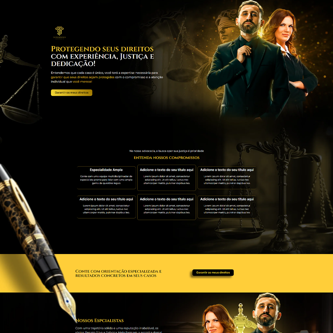 Landing Page Dr. Renato e Sabrina