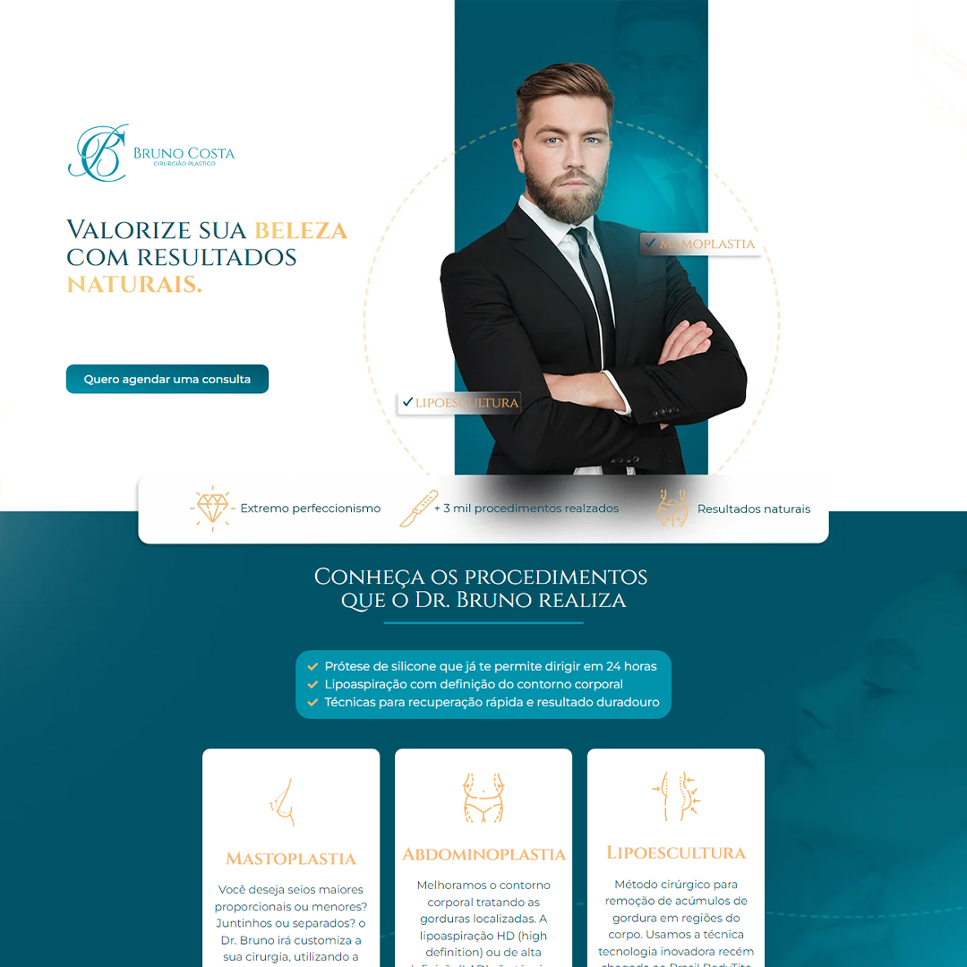 Landing Page Dr. Bruno Costa