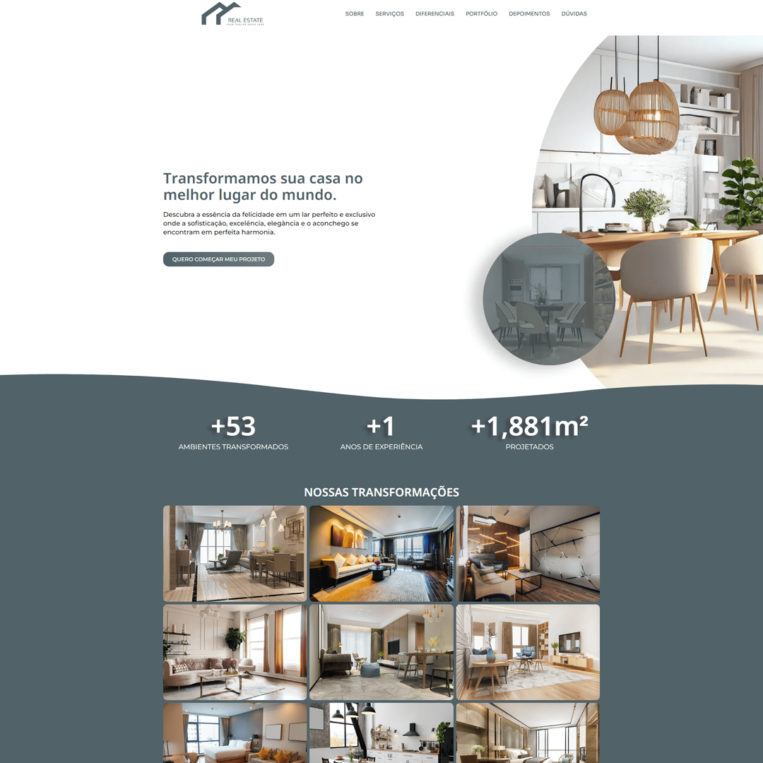 Landing Page Arq. Deise Feitosa